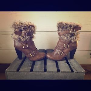 Charlotte Russe | Bootie Heels | Brown | Sz 7.5